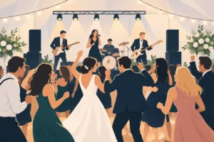 Read more about the article Liveband til bryllupsfest der fylder dansegulvet